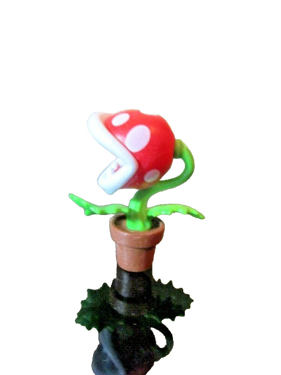 Super Mario Bros Pianta di Piranha PVC FIGURA CAKE TOPPER