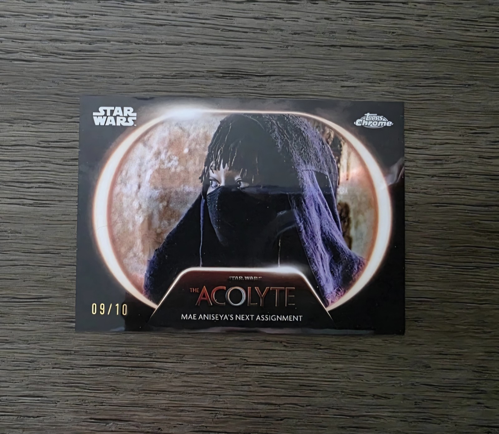 2025 Topps Chrome Star Wars The Acolyte Mae Aniseya’s Next Assignment Nero/10