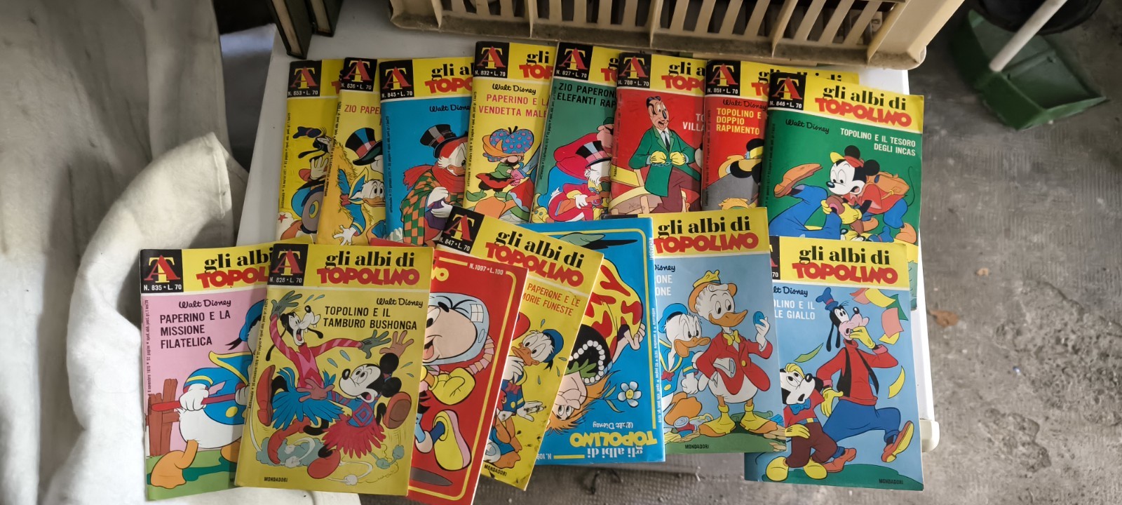 Lotto fumetti vintage Disney – Gli Albi di Topolino Mondadori – Anni '60/'70
