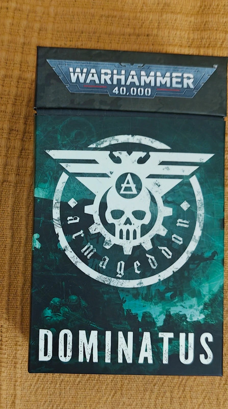 Dominatus card pack ENG armageddon warhammer 40k