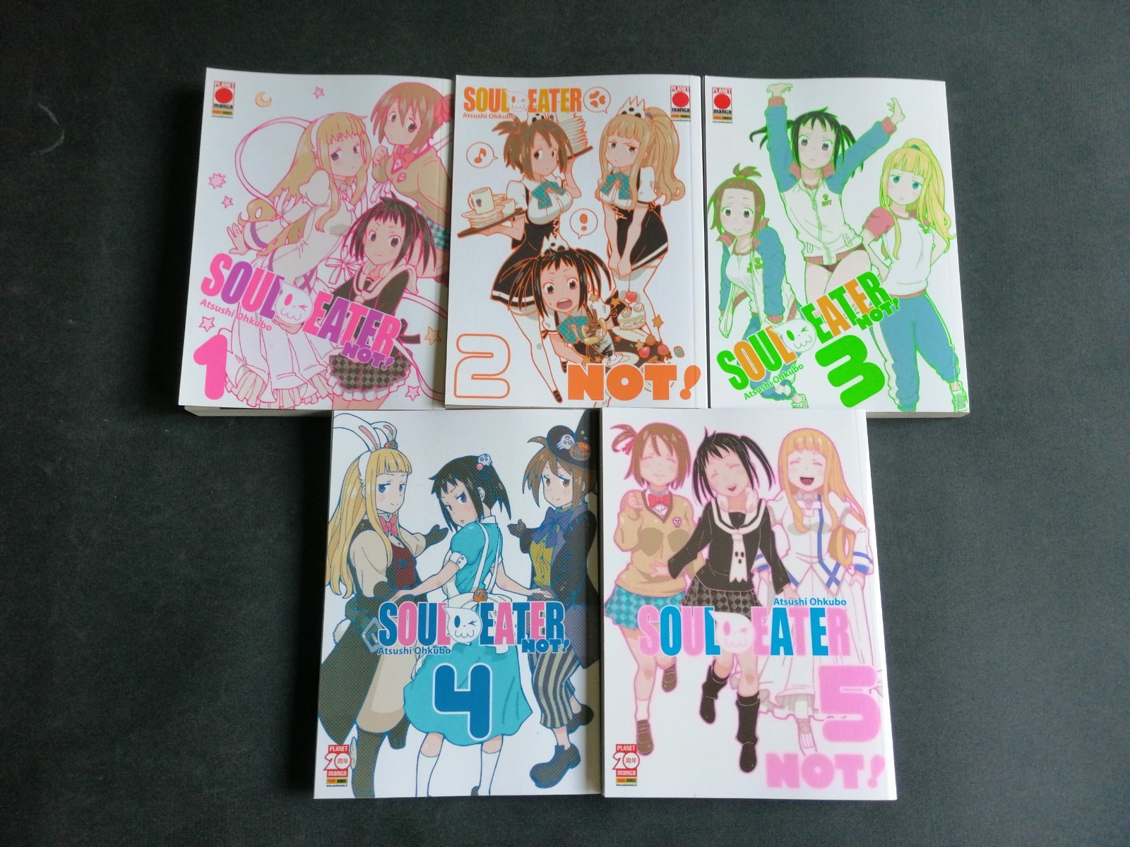 SOUL EATER NOT!  1/5 COMPLETA ATSUSHI OHKUBO  EDIZ. PLANET MANGA 2014 DA EDICOLA