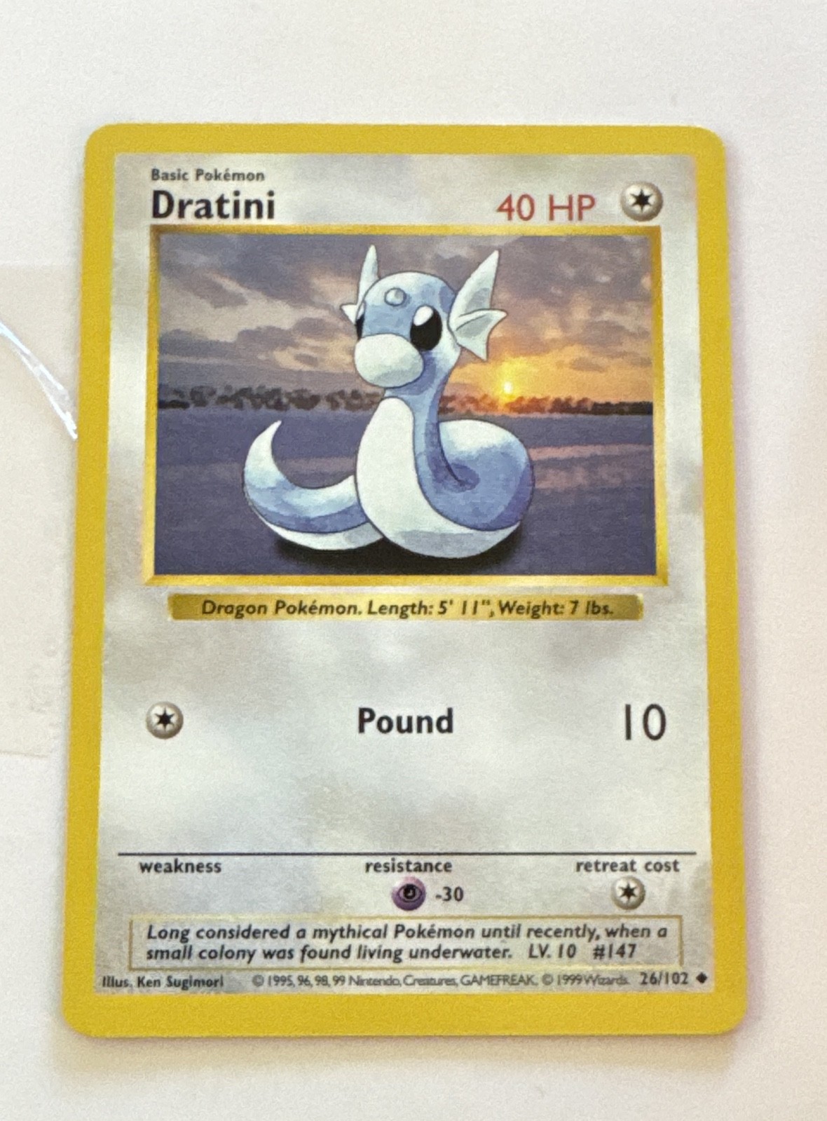 Dratini 026/102 Set Base (Senza Ombre) Regolare