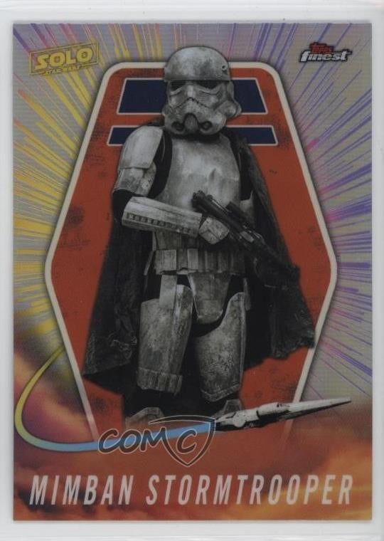 2018 Topps Finest Star Wars Solo: A Story Mimban Stormtrooper #SO-11 yf0