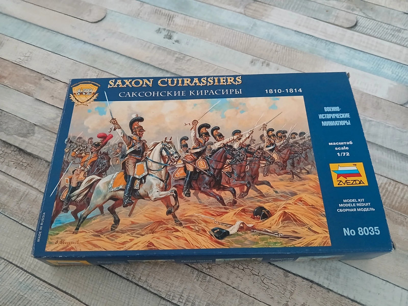 Saxon Cuirassiers Napoleonic Wars 1810-1814 Zvezda | No. 8035 | 1:72