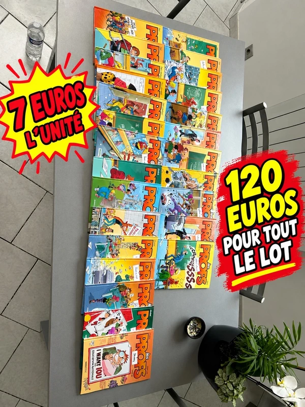 Bd prof tome 1 jusqu’au tome 26