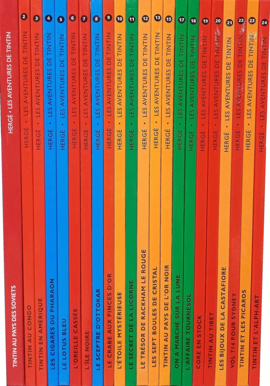 CASTERMAN Casterman Tintin Bundle Entire Collection (French) Used 1 24 Les Avent