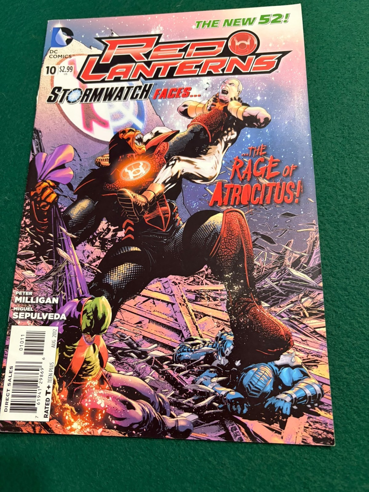Red Lanterns #10 The New 52 DC Comics Peter Milligan Miguel Sepulveda 2012