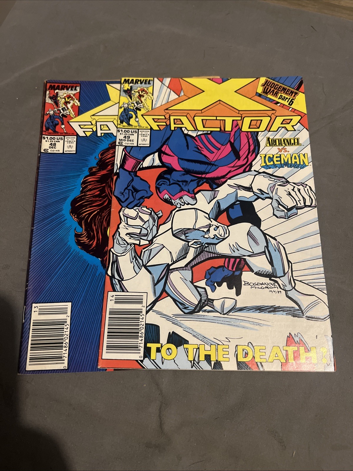 X-Factor #48 & #49 (1989 Marvel) Newstand - Will Combine Shipping