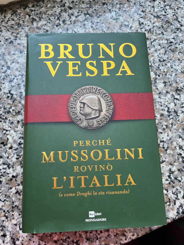 Bruno Vespa “Perché Mussolini rovinò l’Italia (e come Draghi la sta risanando)”