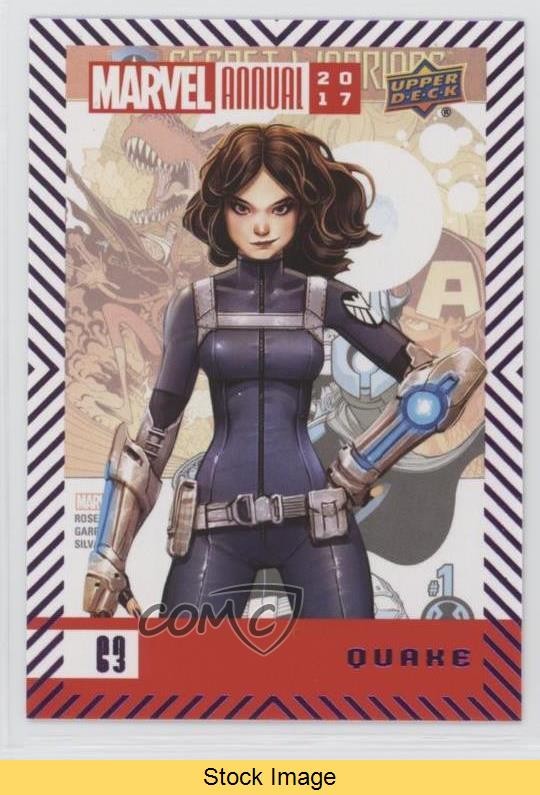 2017 Upper Deck Marvel Annual Purple Foil Quake #63 LEGGI 00ah