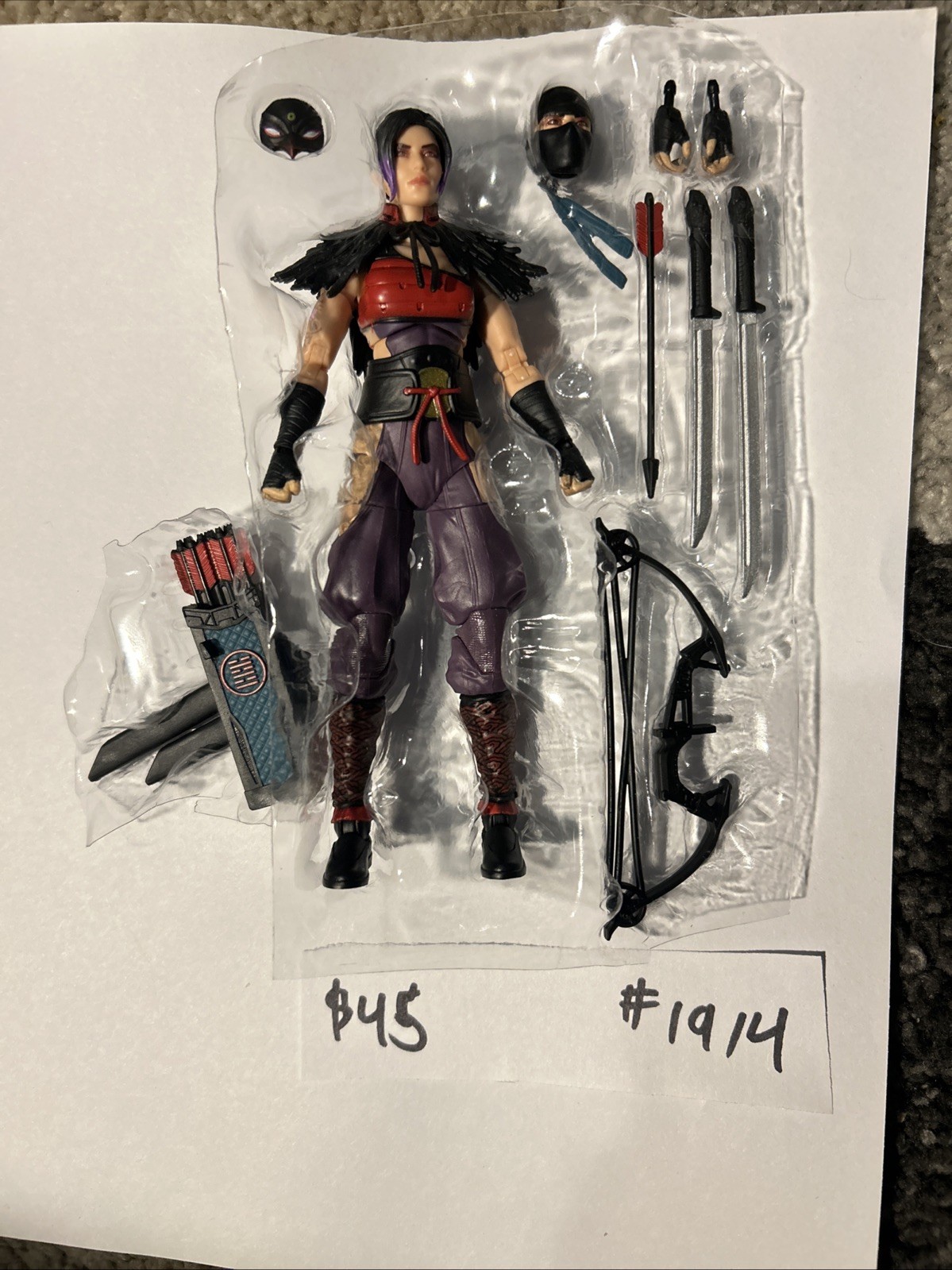 GI JOE CLASSIFIED SERIES #223 NINJA FORCE JINX KIM ARASHIKAGE ONLY#1914