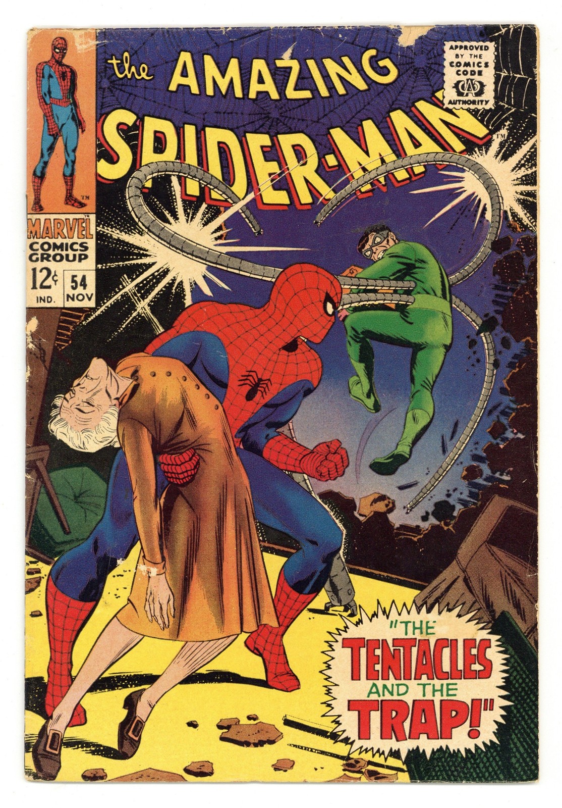 Amazing Spider-Man #54 VG- 3.5 1967