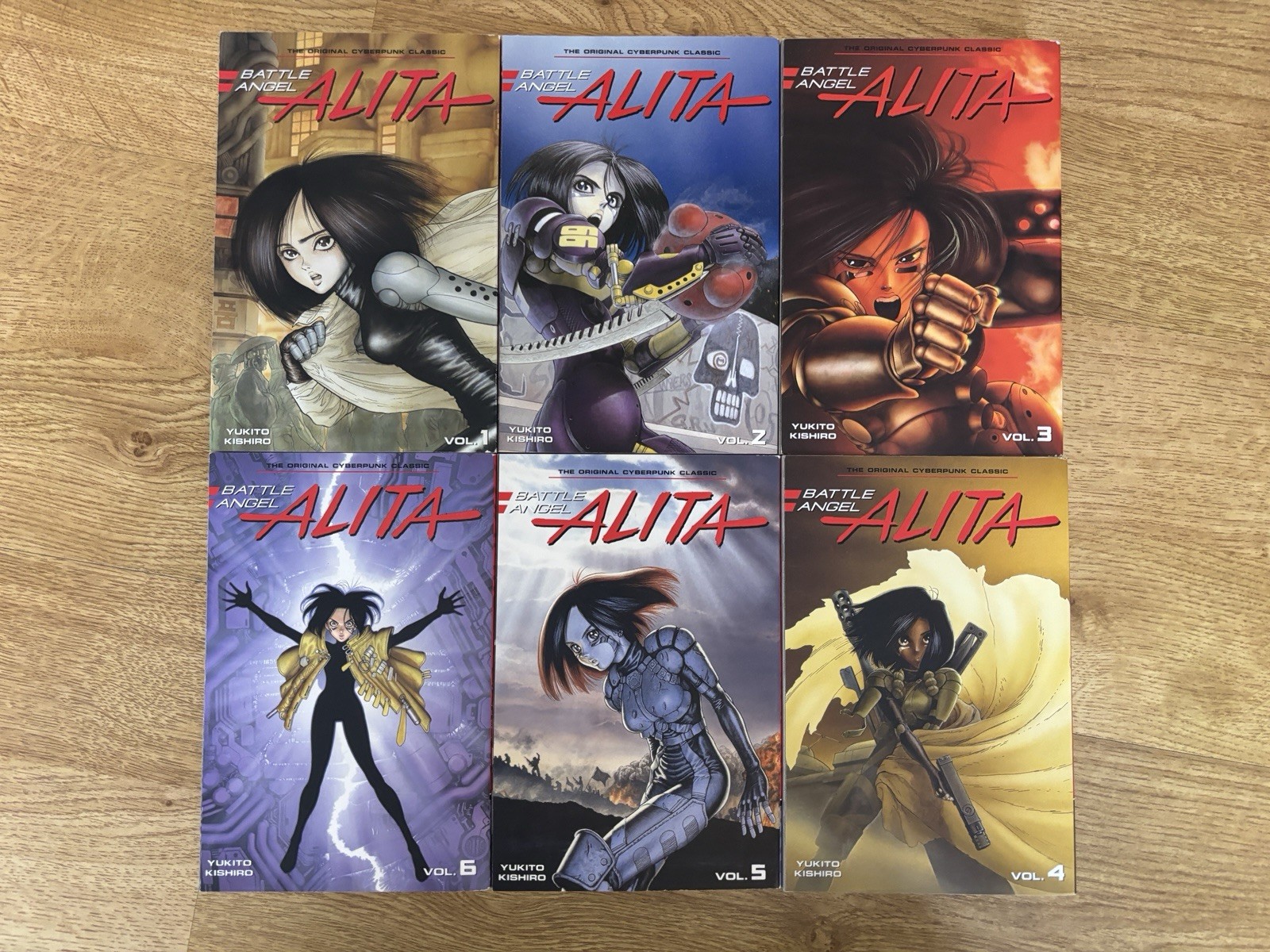 Battle Angel Alita Volume 1-6 Manga Set - Yukito Kishiro, Kodansha Comics TPB