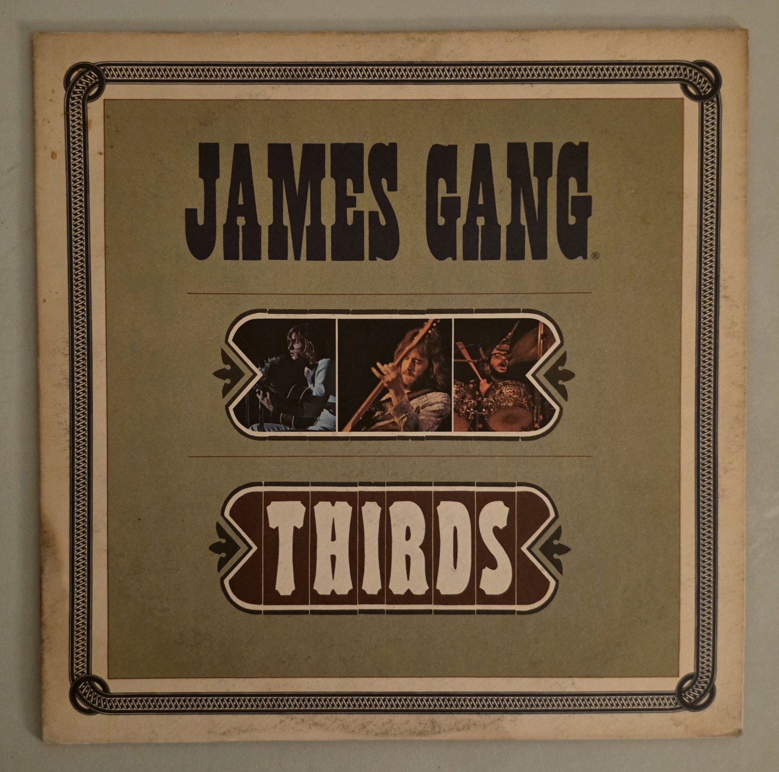James Gang  Thirds  Vintage Vinyl LP Record VG+  RARE  Walk Away  Joe Walsh 