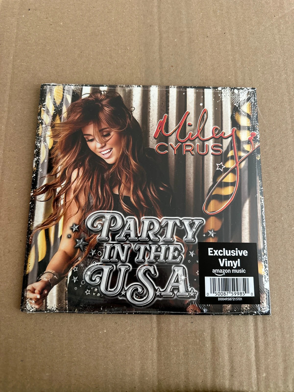 Miley Cyrus - Party in the USA red translucent vinyl