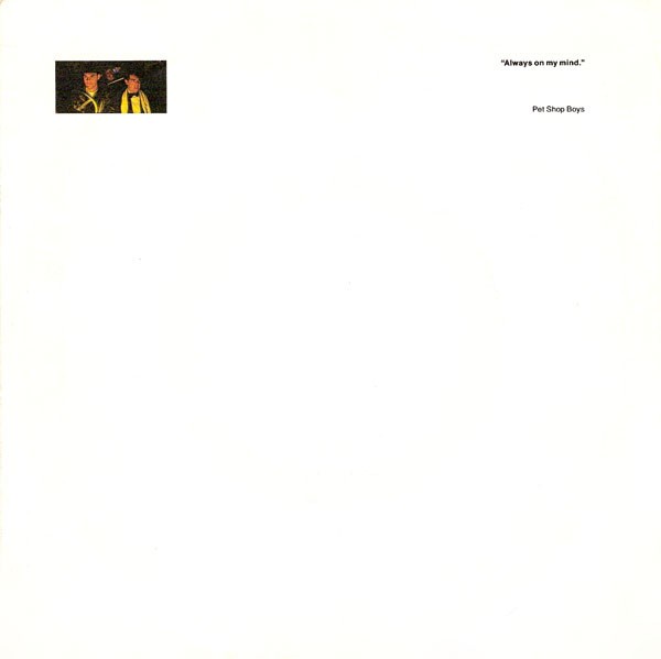 Pet Shop Boys - Always On My Mind (7", Single) (Near Mint (NM or M-)) - 41174086