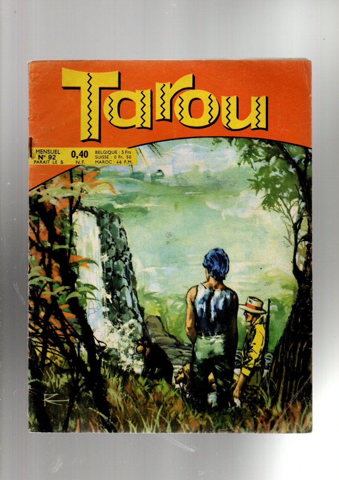 TAROU n°92. Récit complet. ARTIMA 1961. Dessins BOB DAN