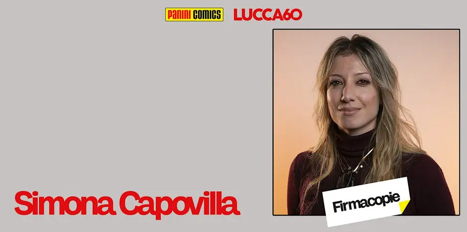 Simona Capovilla - firmacopie lucca comics 2026 - domenica 1 alle 12.30
