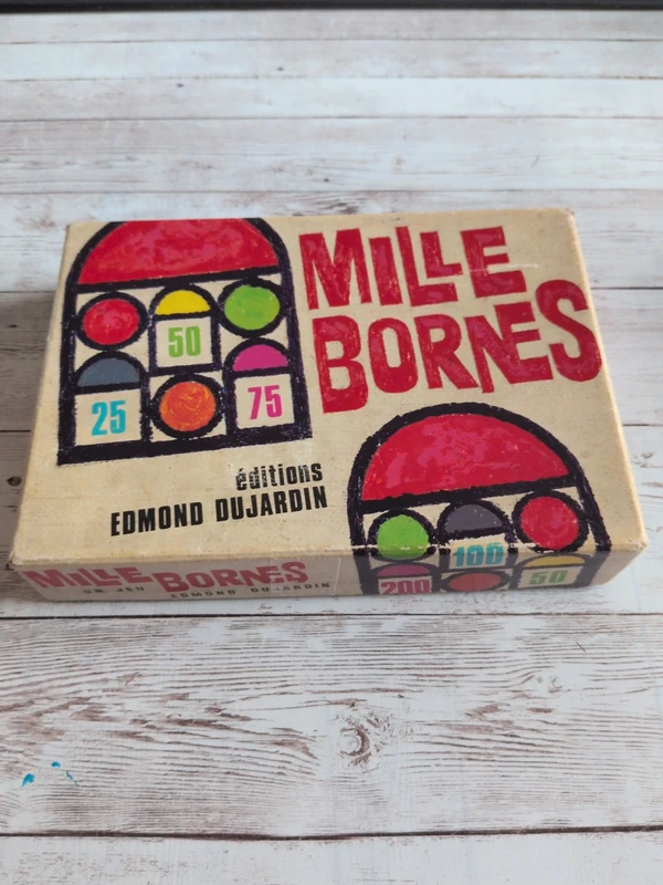 Jeu de société Mille Bornes Vintage - Édition Originale Edmond Dujardin