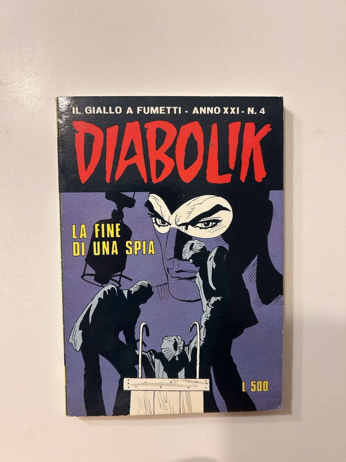 Diabolik N 4 Anno XXI Del 1982 Buono Ottimo Non Di Resa