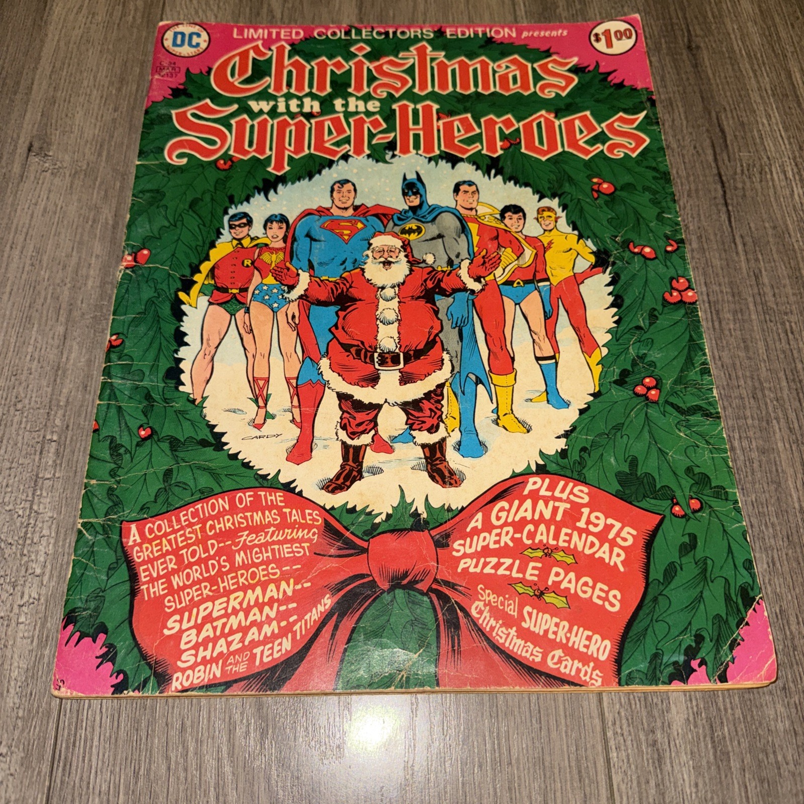 DC Edizione Limitata da Collezione C-34 Natale con i Supereroi Batman 1975