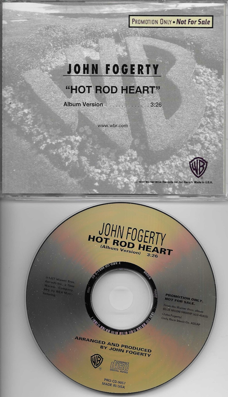Creedence Clearwater Revival JOHN FOGERTY Hot Rod Heart PROMO DJ CD Single 1997