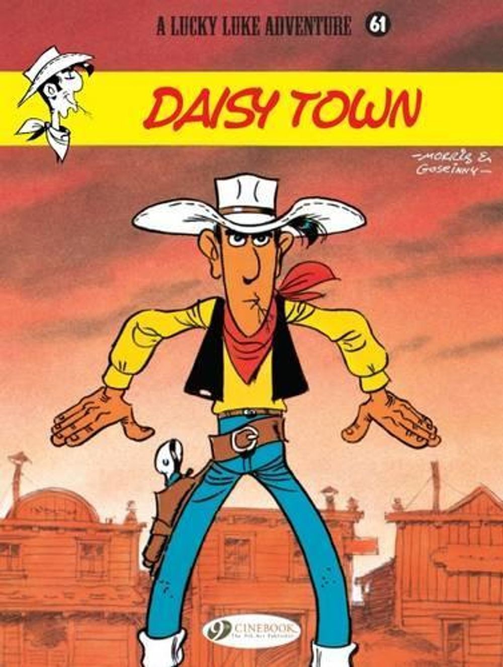 Lucky Luke 61 - Daisy Town di Morris & Goscinny (inglese) libro tascabile