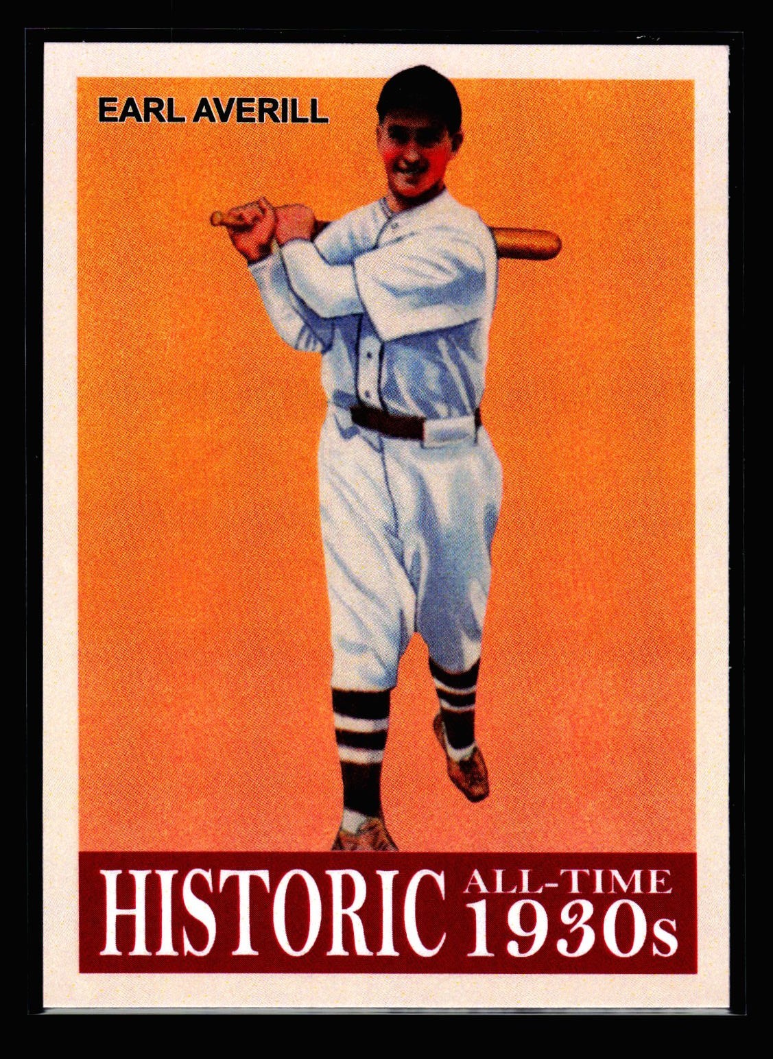 2026 Autografo storico di tutti i tempi 1930-#35 Earl Averill Cleveland 1/600
