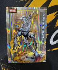 Topps Marvel Topps Cromo Argento Surfer Rifrattore Parallelo