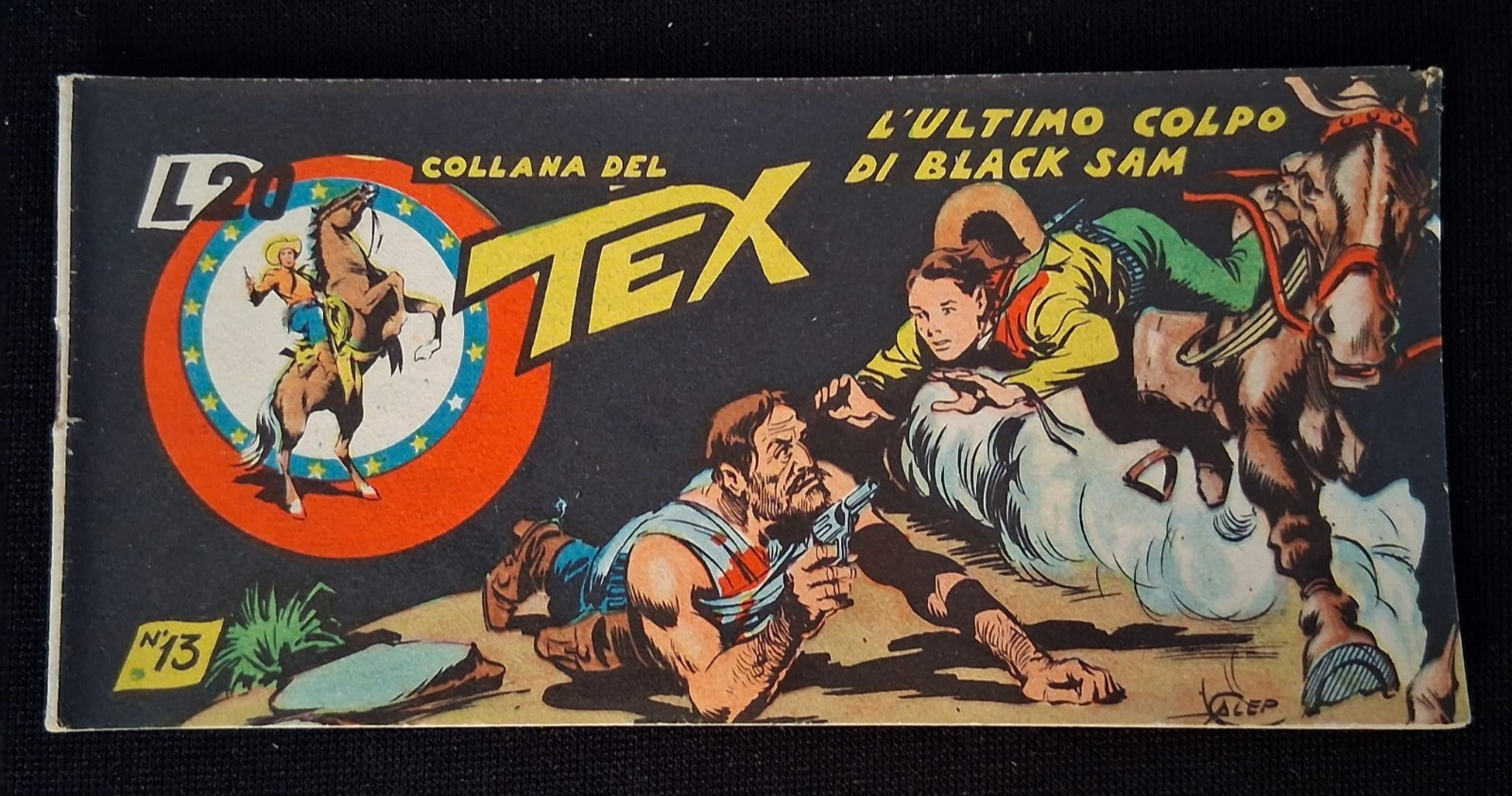 *** TEX STRISCIA IV SERIE N. 13 *** ORIGINALE, 1 APRILE 1952, OTTIMO STATO !!!