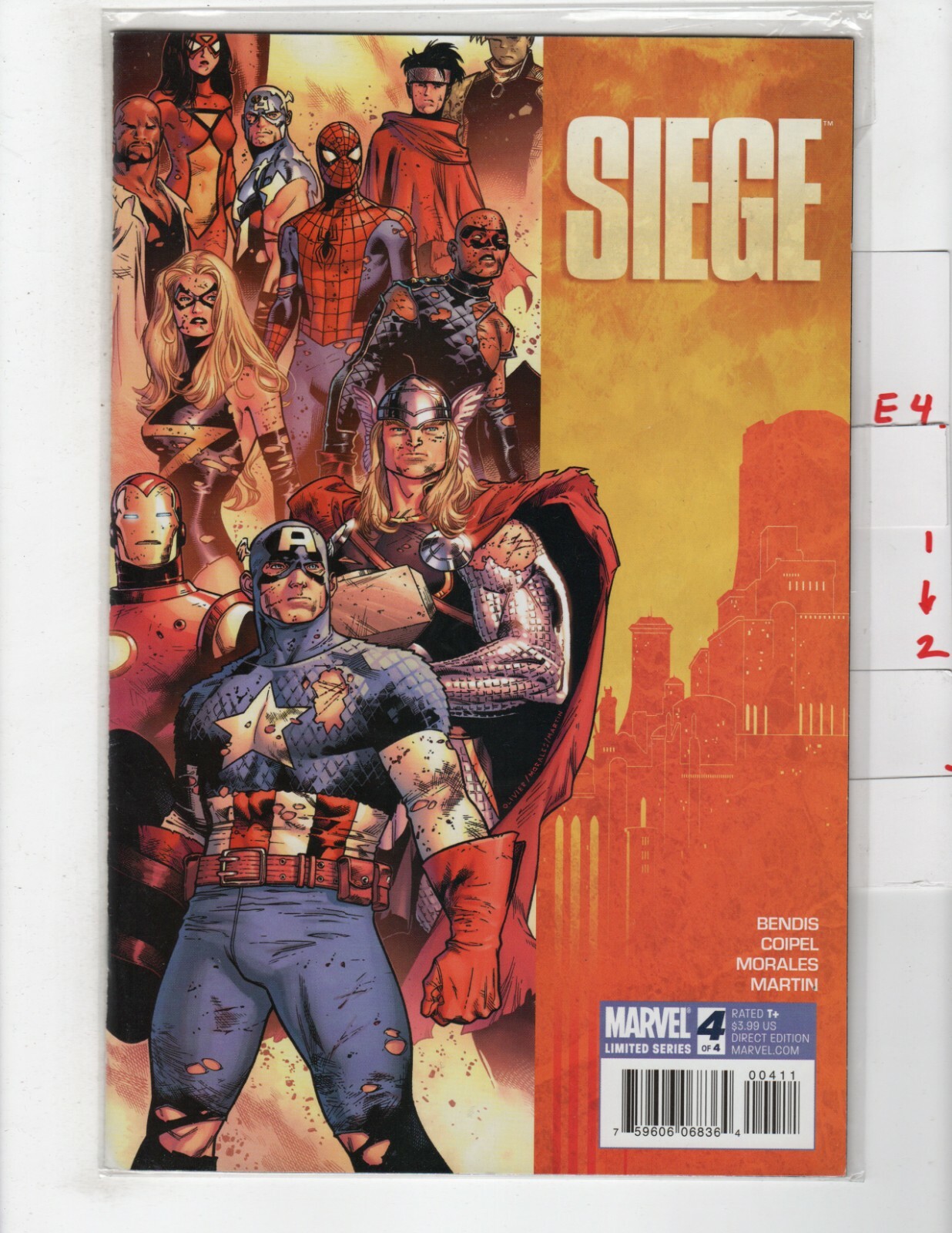 Siege #4 VF/NM 2010 Marvel Avengers Thor e412