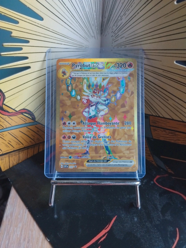 Carte pokemon pyrobut gold promo 2024
