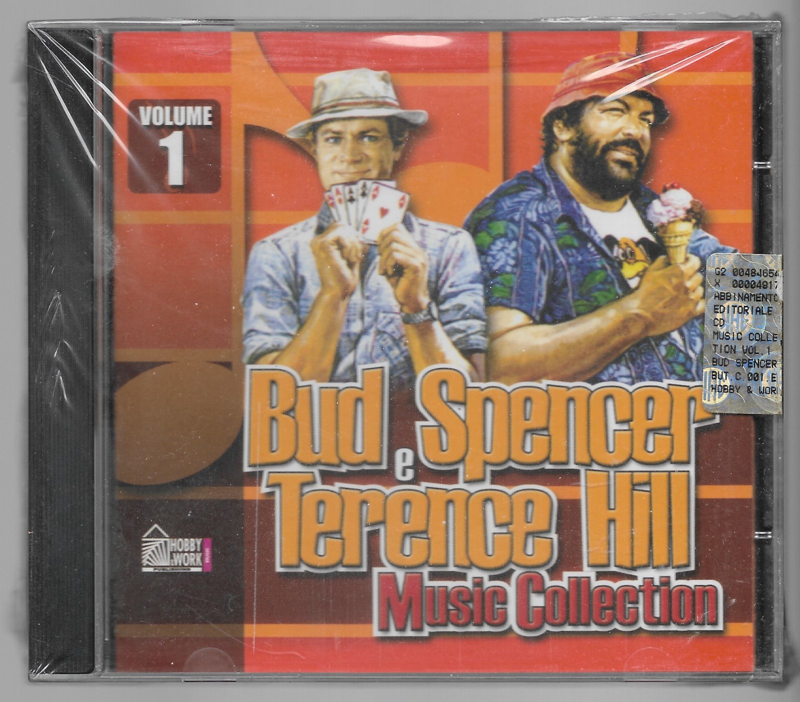 BUD SPENCER E TERENCE HILL MUSIC COLLECTION  VOL. 1 CD HOBBY & WORK SIGILLATO!!!