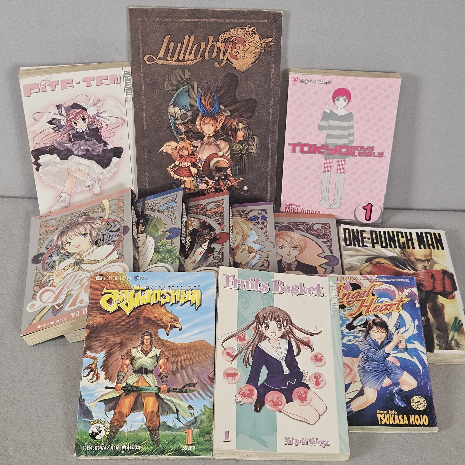 Manga Lotto 12 Volumi Misti Shonen Shojo One-Punch Man Fruits Basket Alice 19°