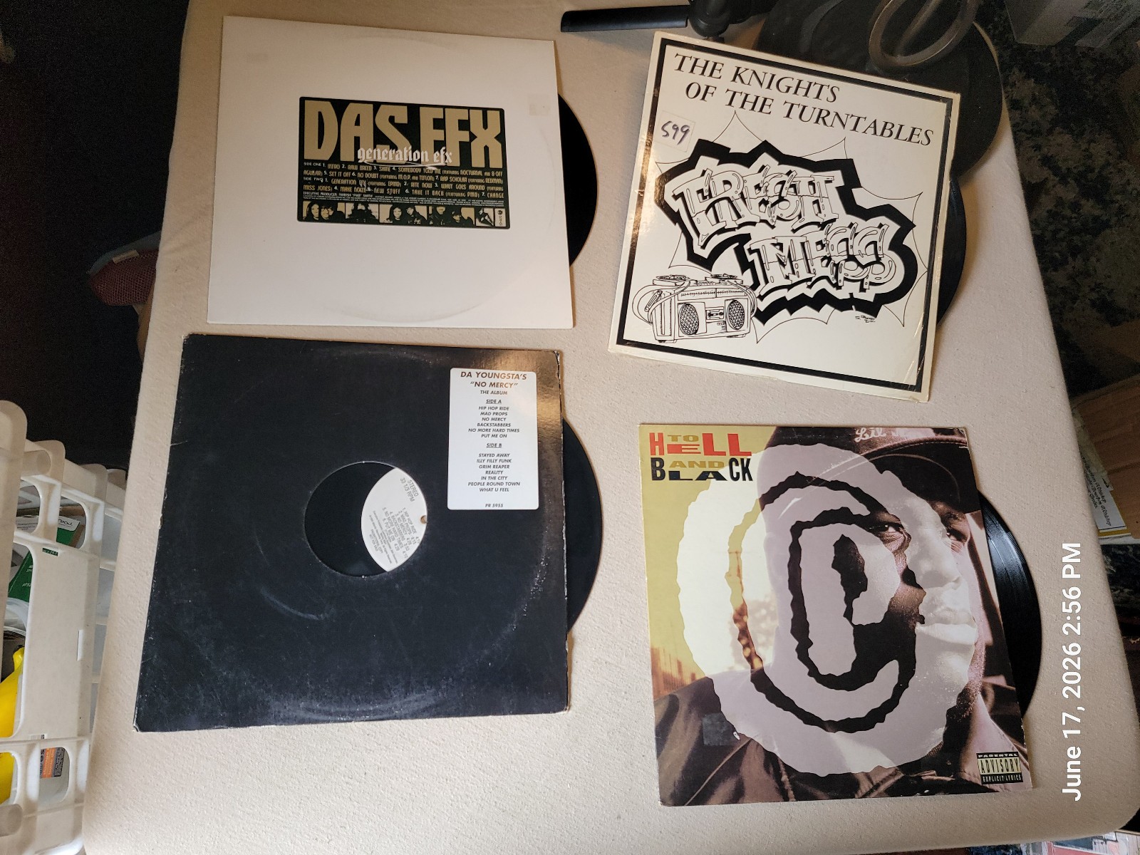 DAS EFX / THE KNIGHTS OF THE TURNTABLES / CPO / Da Youngsters Hip Hop Vinyl Lot