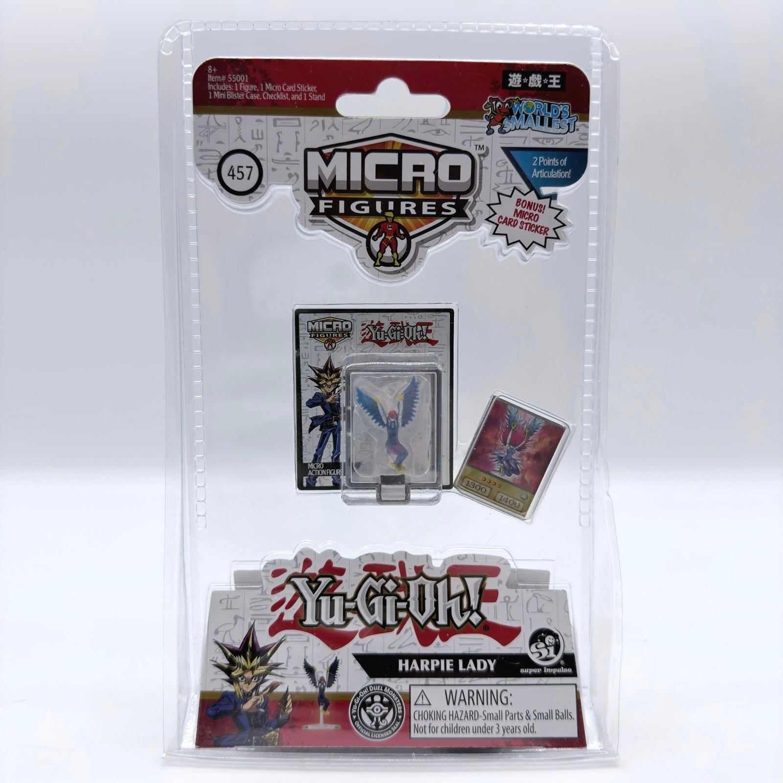 Yu-Gi-Oh! Harpie Lady Microfigures più piccole del mondo (2022) Super Impulse #55001