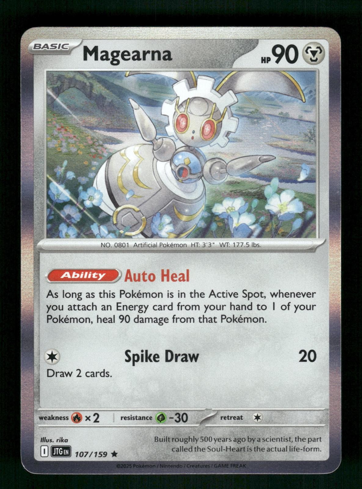 Rare - Holo - Magearna - 107/159 - Near Mint - Journey Together