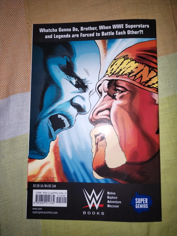 Bd wwe en anglais