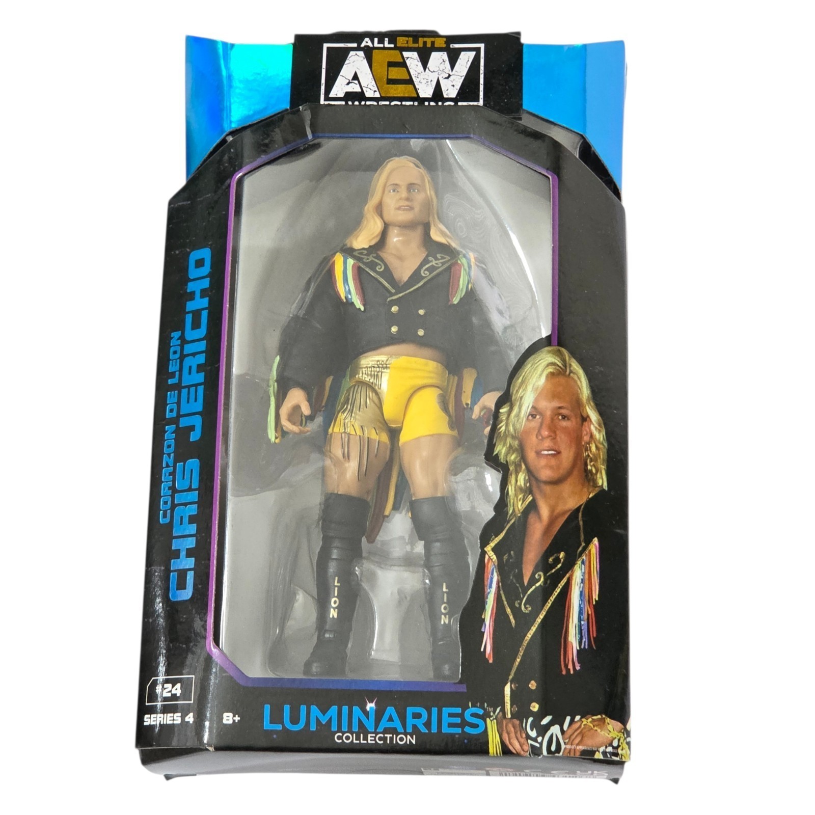 AEW Wrestling Carazon de Leon Chris Jericho Luminaries Figura 6" #24 Serie 4 
