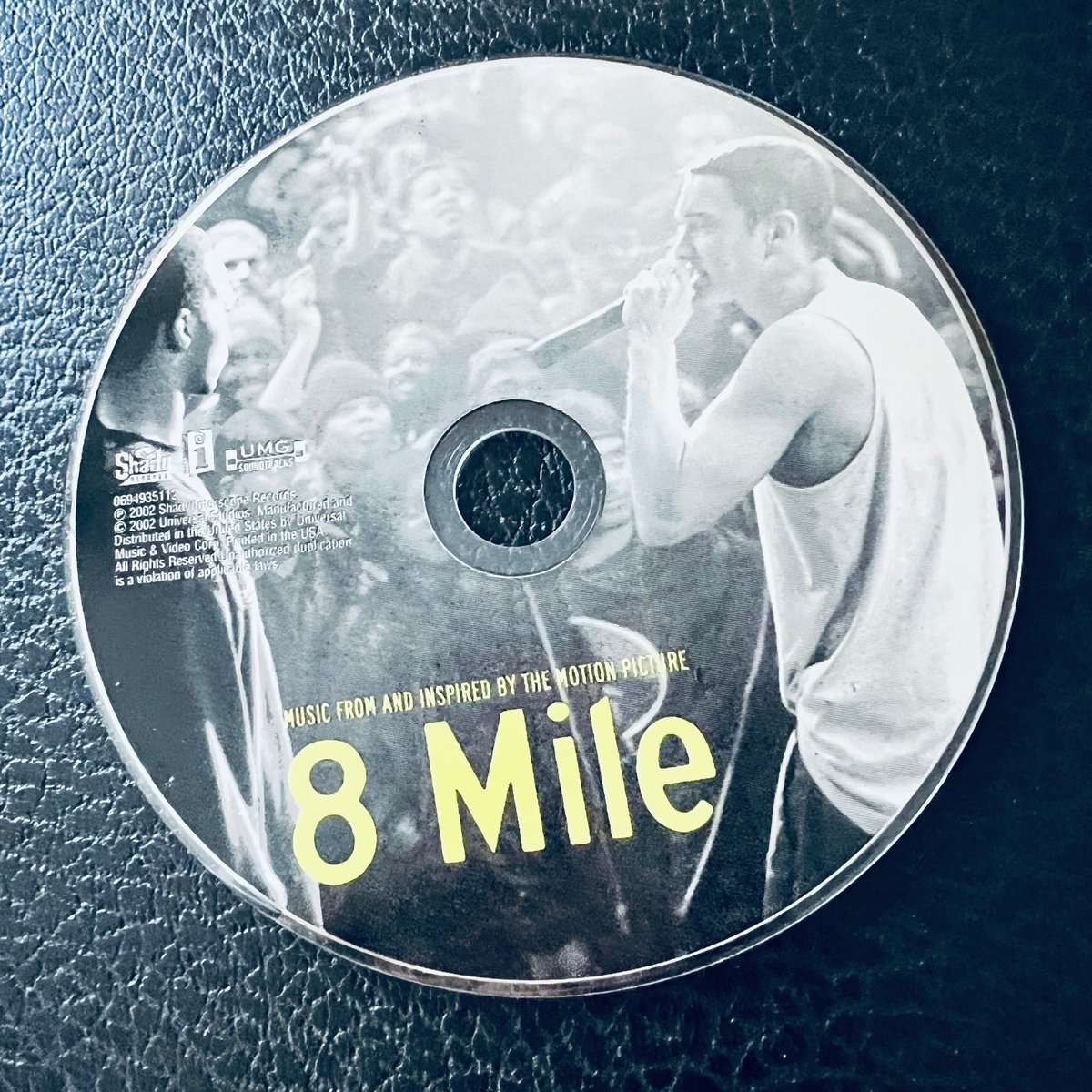 Eminem – 8 Mile Soundtrack Used CD NO CASE 2002 Hip Hop Rap Shady Records
