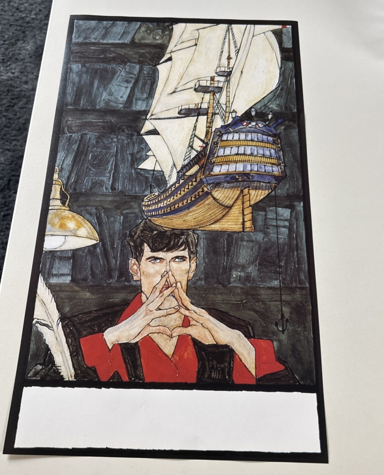 Dylan Dog Manifesto/Poster "Il Galeone" Di Angelo Stano (1992) Perfetto nuovo