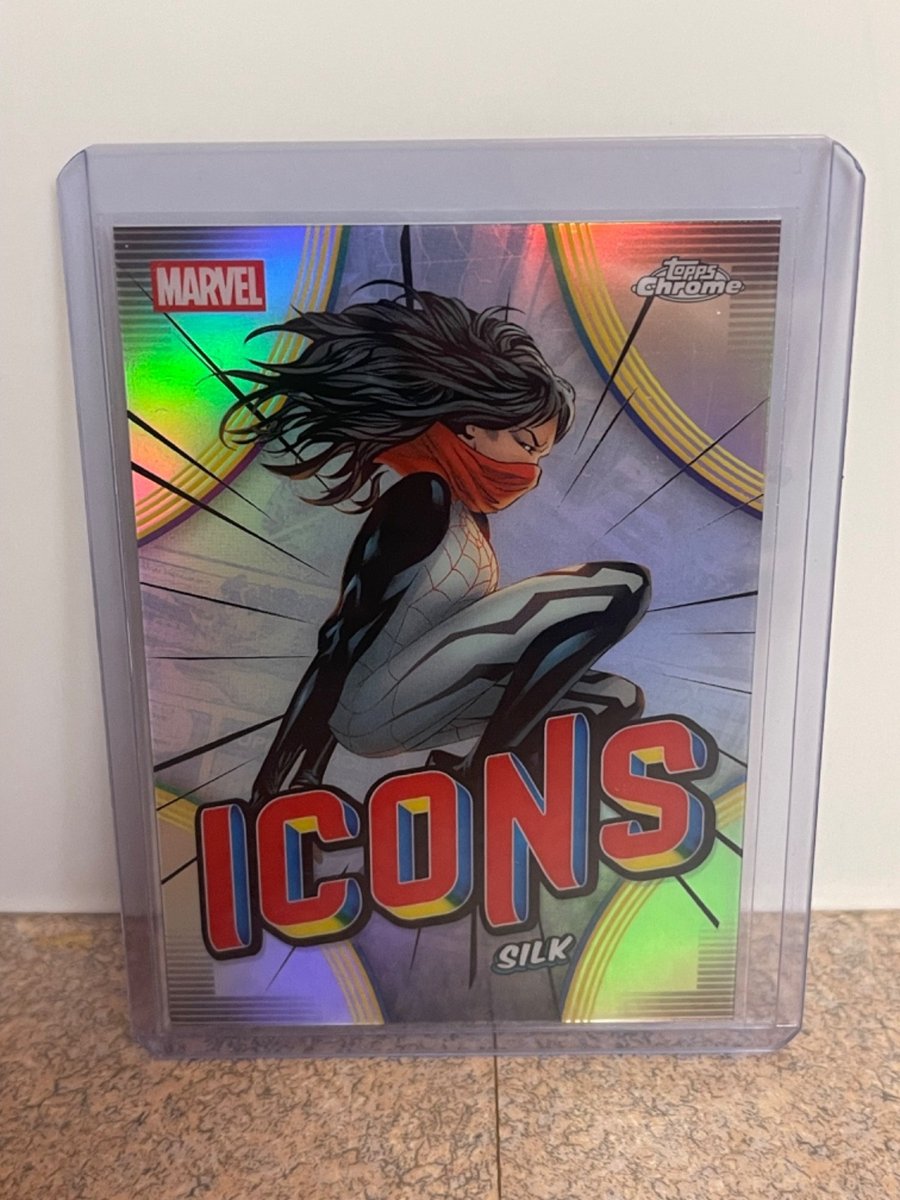 2026 Topps Chrome Marvel Icons #MI-17 Silk Refractor 