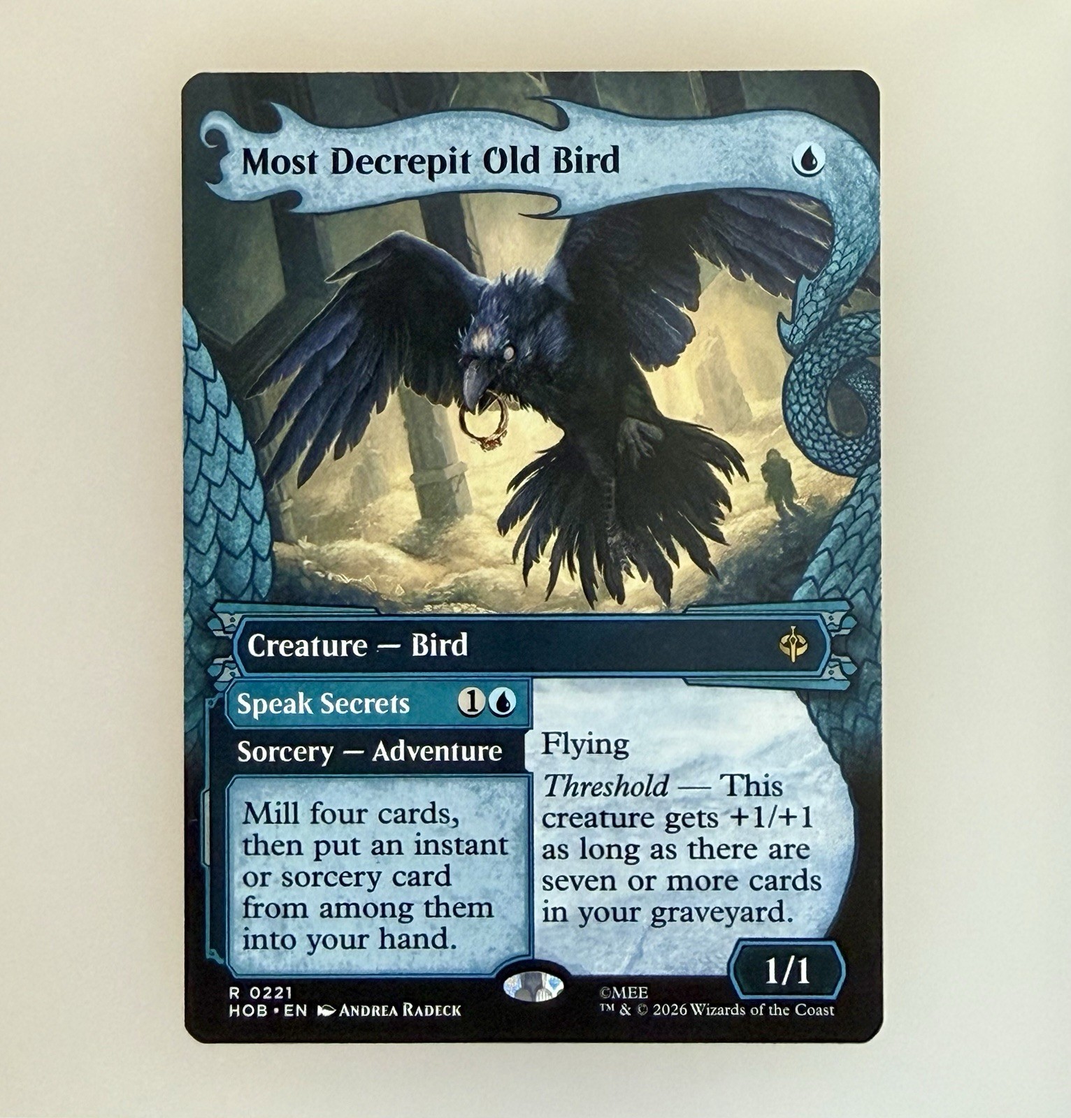Magic: The Gathering Most Decrepit Old Bird (Showcase) The Hobbit Reg NM