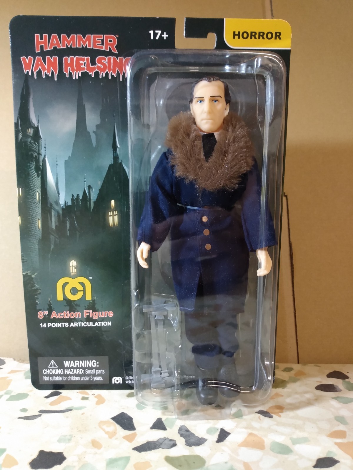 MEGO Van Helsing with Candles 8" Action Figure MOC Hammer Horror 