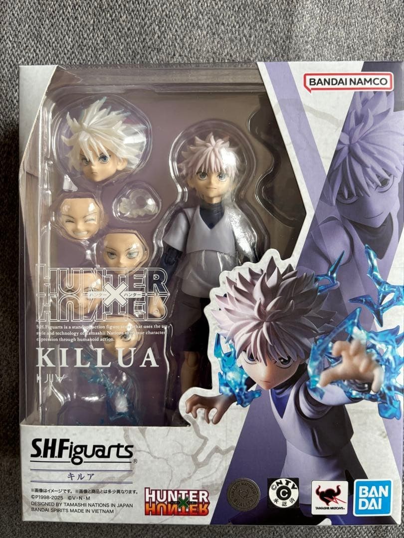 S.H.Figuarts Hunter x Hunter Killua Zoldyck TAMASHII NAZIONI Bandai Giappone