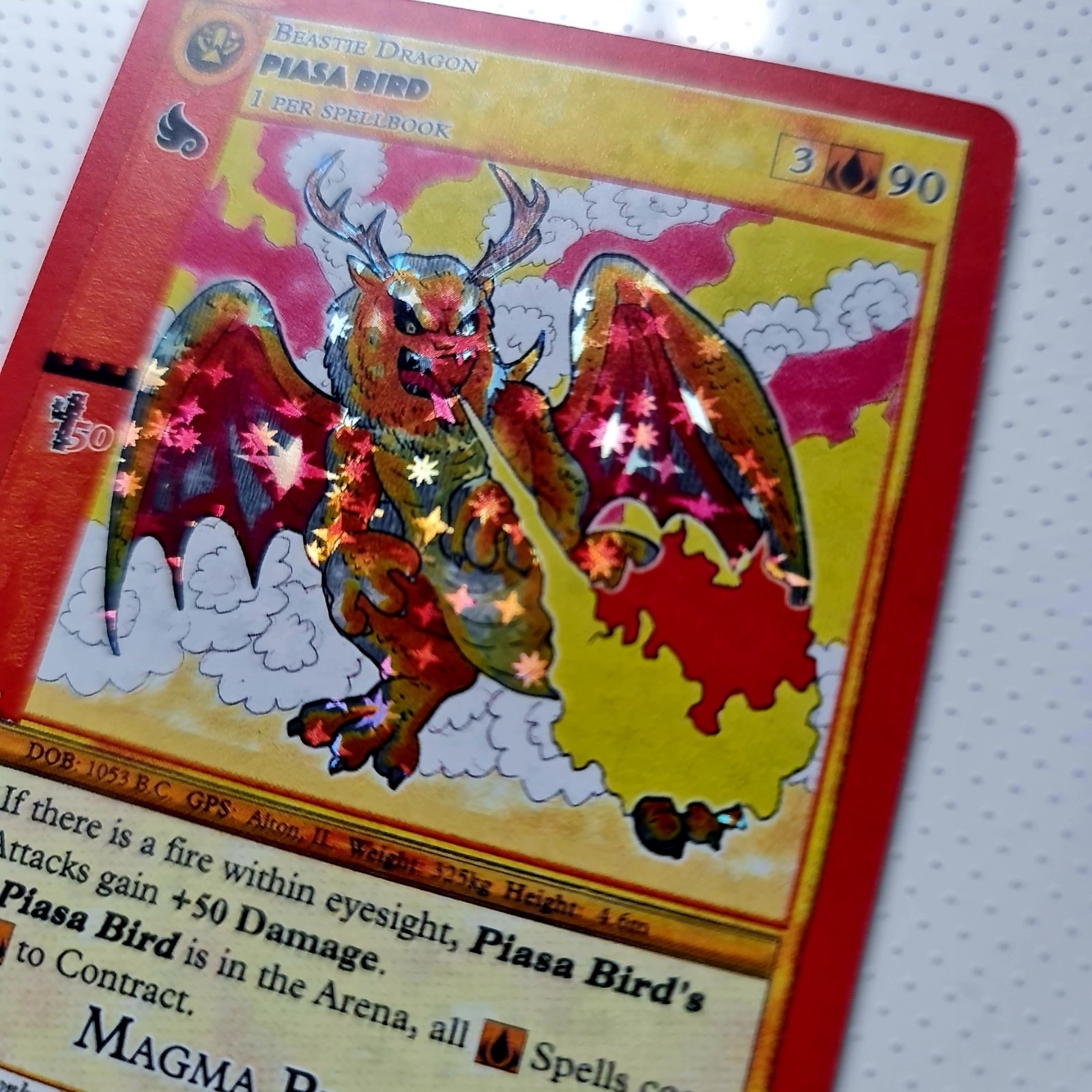 MetaZoo 2021 2nd Edition - Piasa Bird Holo Foil Gold
