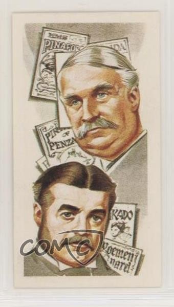 1969 Brooke Bond Famous People Tea Blue Back Gilbert and Sullivan #13 z6d