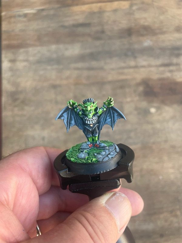 Blood Bowl goblin doom diver / star player
