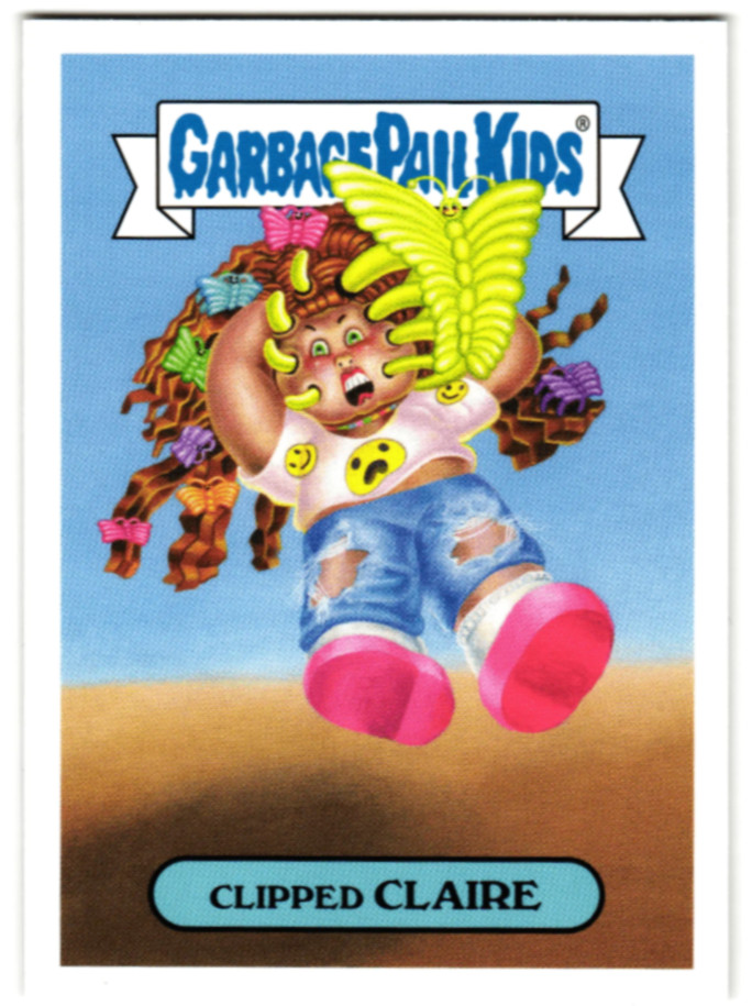 Hair Clips Clipped CLAIRE GPK Garbage Pail Kids Topps 2019 We Hate The '90s #2b