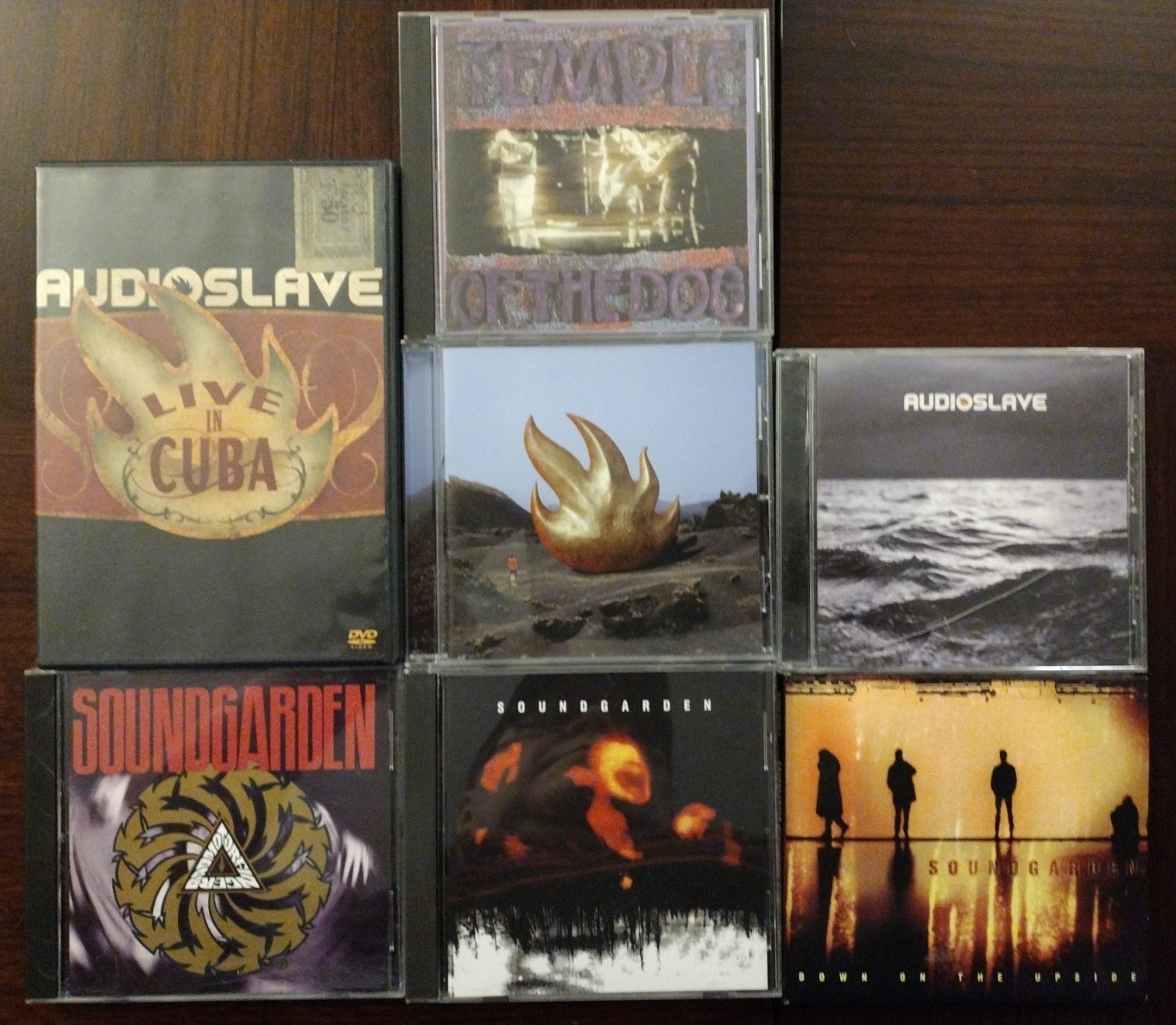 Soundgarden / Audioslave / Temple Of The Dog 6 CD / 1 DVD Lot